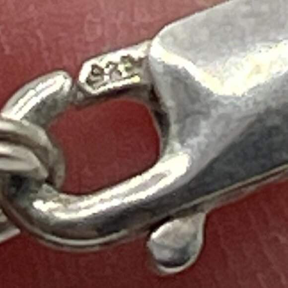 Genuine Black Freshwater Pearls Sterling Silver .925 Clasp 17" Long - Picture 6 of 7